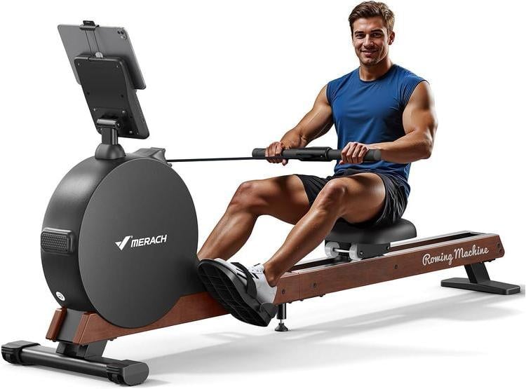 MÁQUINA DE REMO MERACH MAGNÉTICA E INTELIGENTE CON AUTOGENERACIÓN Y DOBLE RESISTENCIA - 1