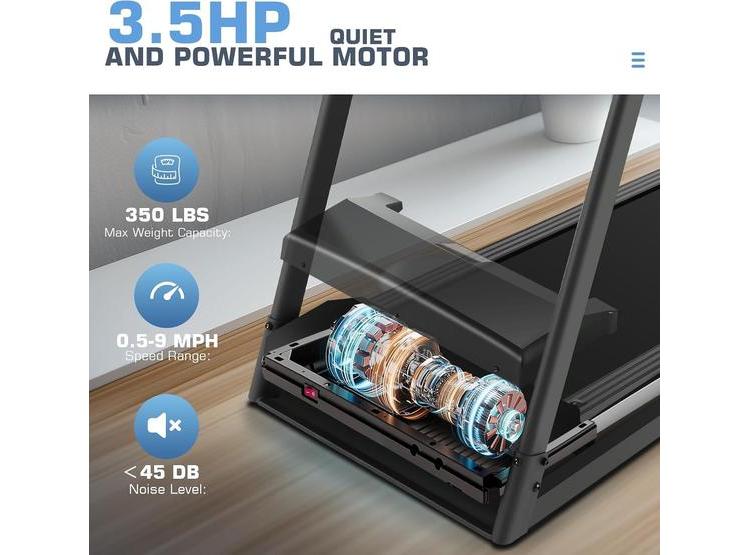 CINTAS DE CORRER PARA EL HOGAR CON PANTALLA DE TV Y WIFI, PLEGABLE, MOTOR 3.5HP SILENCIOSO, RESISTENTE, INCLINACIÓN AJUSTABLE - 3