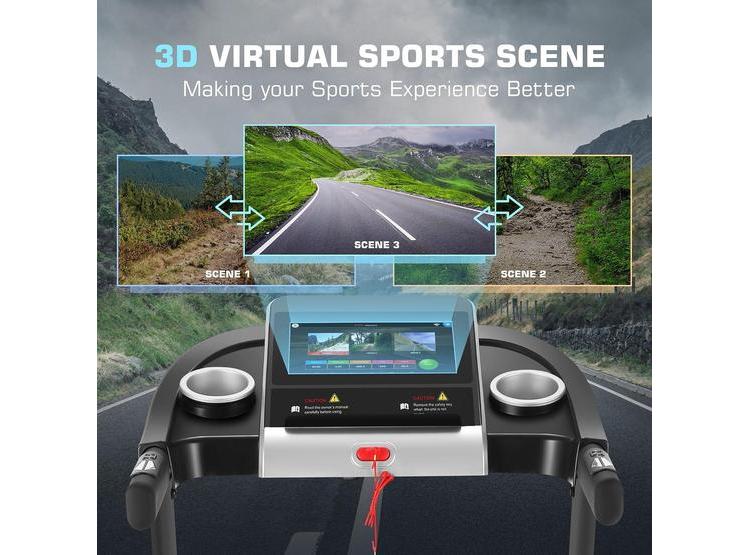 CINTAS DE CORRER PARA EL HOGAR CON PANTALLA DE TV Y WIFI, PLEGABLE, MOTOR 3.5HP SILENCIOSO, RESISTENTE, INCLINACIÓN AJUSTABLE - 5
