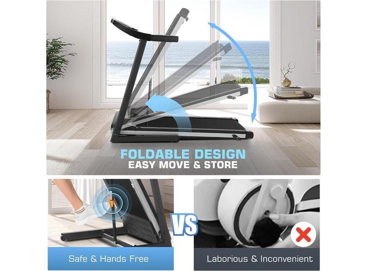 CINTAS DE CORRER PARA EL HOGAR CON PANTALLA DE TV Y WIFI, PLEGABLE, MOTOR 3.5HP SILENCIOSO, RESISTENTE, INCLINACIÓN AJUSTABLE - 8