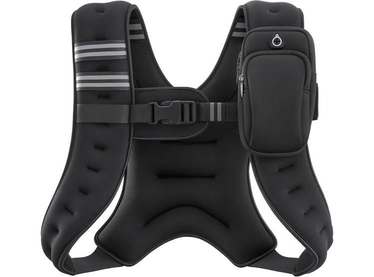 ZELUS CHALECO DE PESO CON RAYAS REFLECTANTES, CÓMODO PARA ENTRENAMIENTO DE FUERZA Y CORRER - 1