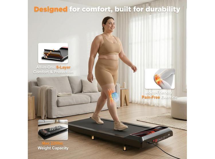 CAMINADORA COMPACTA Y PORTÁTIL CON INCLINACIÓN PARA OFICINA EN CASA, IDEAL PARA CAMINAR Y TROTAR - 3