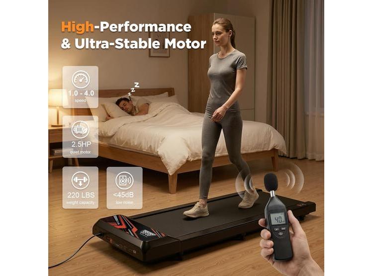 CAMINADORA COMPACTA Y PORTÁTIL CON INCLINACIÓN PARA OFICINA EN CASA, IDEAL PARA CAMINAR Y TROTAR - 5