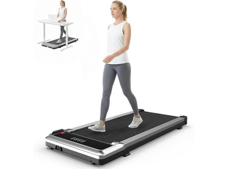 OLIXIS CAMINADORA BAJO ESCRITORIO PARA OFICINA, COMPACTA, PORTÁTIL Y SILENCIOSA, CON PANTALLA LED Y CONTROL REMOTO - 1