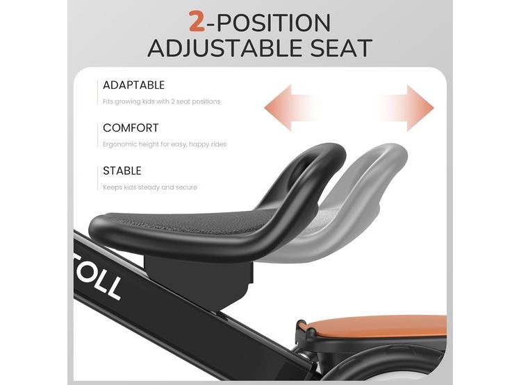 TRICICLO PARA NIÑOS UMATOLL AJUSTABLE, RUEDAS CON LUCES Y CESTAS DOBLES - 5