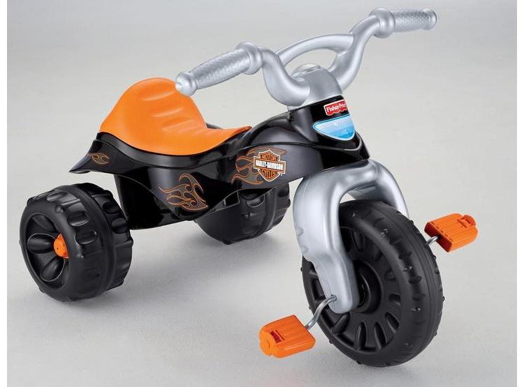 TRICICLO FISHER-PRICE HARLEY-DAVIDSON RESISTENTE PARA NIÑOS CON DISEÑO GENIAL PARA JUEGO AL AIRE LIBRE - 6