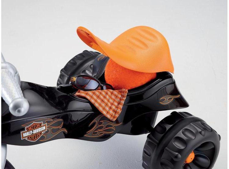 TRICICLO FISHER-PRICE HARLEY-DAVIDSON RESISTENTE PARA NIÑOS CON DISEÑO GENIAL PARA JUEGO AL AIRE LIBRE - 7