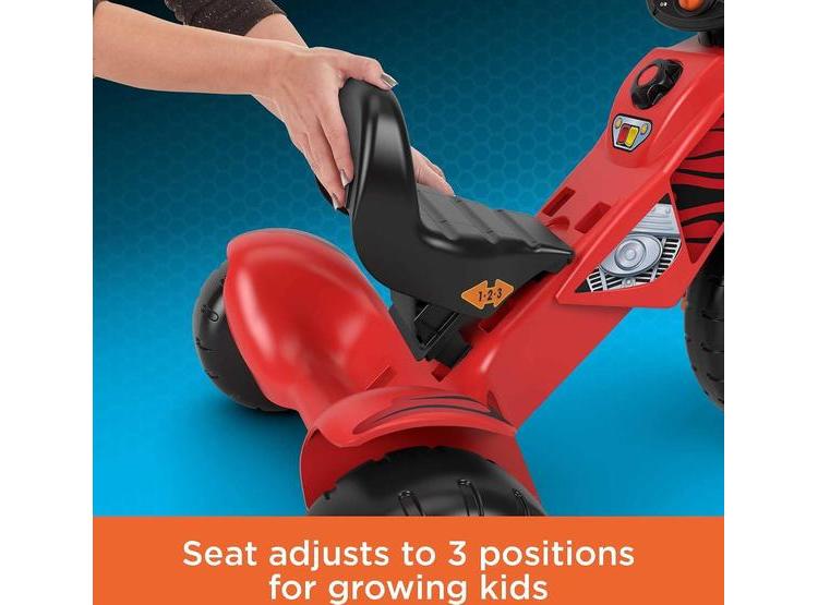TRICICLO FISHER-PRICE HARLEY-DAVIDSON CON LUCES, SONIDOS Y ASIENTO AJUSTABLE PARA NIÑOS PEQUEÑOS - 3