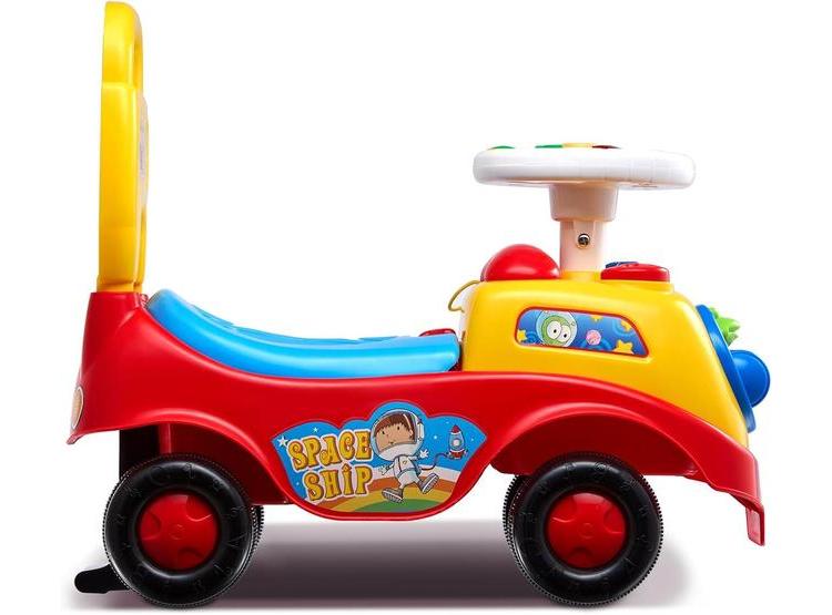 AUTO PARA NIÑOS VEVOR DE 19+ MESES CON VOLANTE MUSICAL Y ALMACENAMIENTO BAJO ASIENTO, SEGURO Y COLORIDO - 8