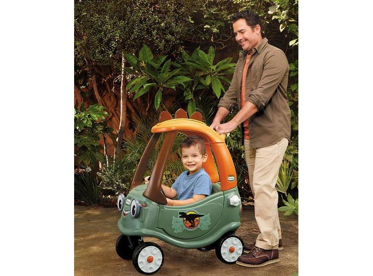 T-REX COZY COUPE DE LITTLE TIKES, VEHÍCULO MONTABLE PARA NIÑOS, DISEÑO DE DINOSAURIO PARA DIVERSIÓN INTERIOR Y EXTERIOR - 5