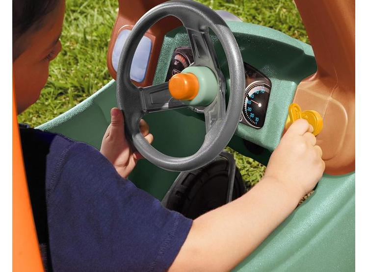 T-REX COZY COUPE DE LITTLE TIKES, VEHÍCULO MONTABLE PARA NIÑOS, DISEÑO DE DINOSAURIO PARA DIVERSIÓN INTERIOR Y EXTERIOR - 7