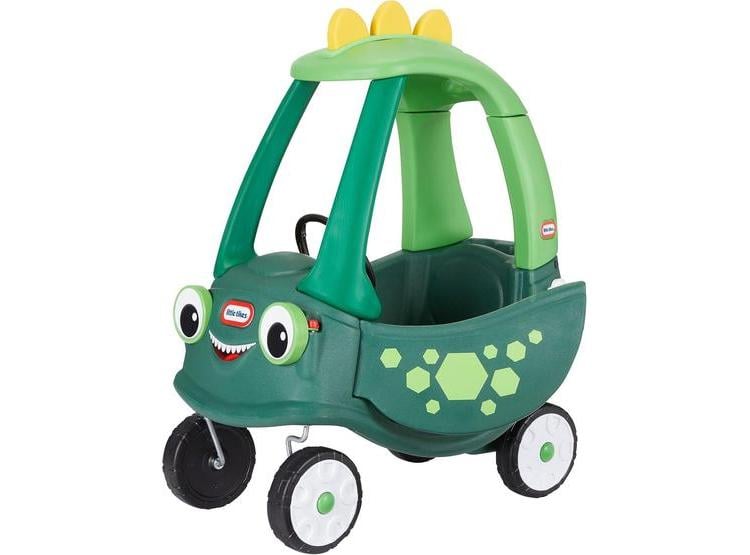LITTLE TIKES COZY COUPE DINOSAUR, COCHE VERDE CON DISEÑO DE DINOSAURIO Y CARACTERÍSTICAS DIVERTIDAS - 1