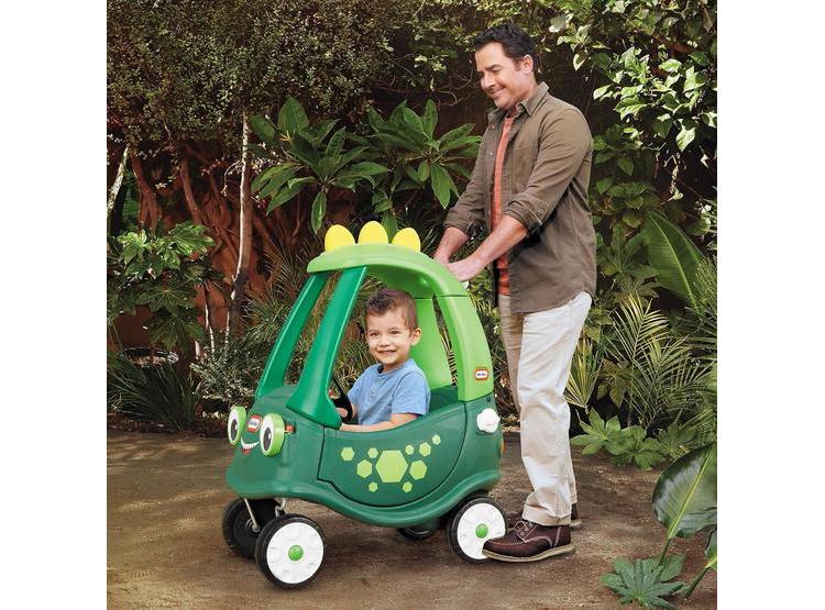 LITTLE TIKES COZY COUPE DINOSAUR, COCHE VERDE CON DISEÑO DE DINOSAURIO Y CARACTERÍSTICAS DIVERTIDAS - 6