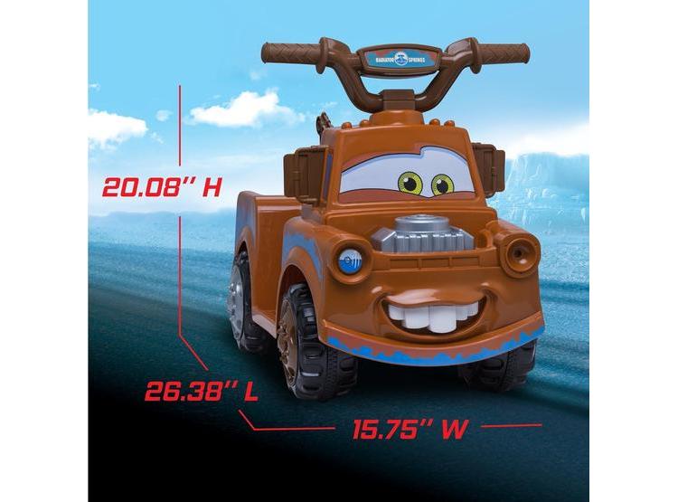CUATRICICLO ELÉCTRICO KID TRAX CARS 3, BATERÍA 6V, PARA NIÑOS DE 1.5 A 3 AÑOS, SOPORTA HASTA 45 LIBRAS - 5