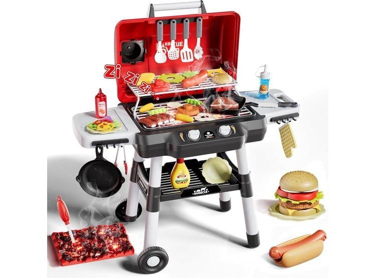 PARRILLA DE JUGUETE PARA NIÑOS CON LUCES, SONIDOS Y ACCESORIOS, IDEAL PARA EDADES DE 3 A 5 AÑOS, JUGUETE EDUCATIVO - 1