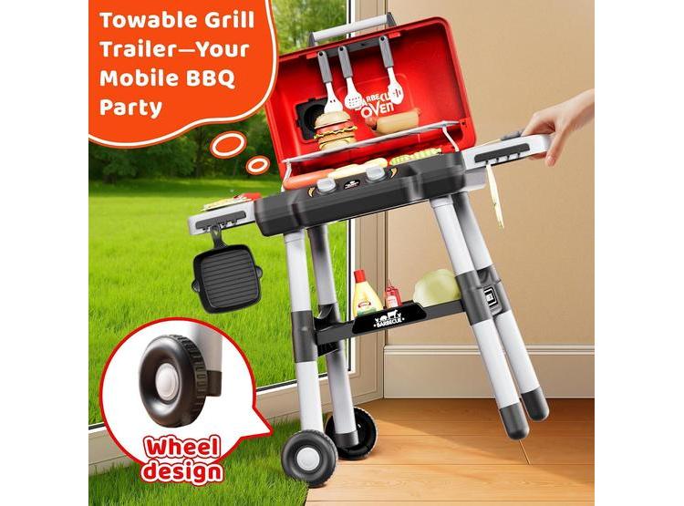 PARRILLA DE JUGUETE PARA NIÑOS CON LUCES, SONIDOS Y ACCESORIOS, IDEAL PARA EDADES DE 3 A 5 AÑOS, JUGUETE EDUCATIVO - 4