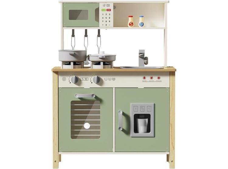 BABYTRONIC COCINA DE JUEGO INFANTIL DE MADERA CON LUCES, SONIDOS, ESTUFA, FREGADERO, HORNO Y ACCESORIOS - 6