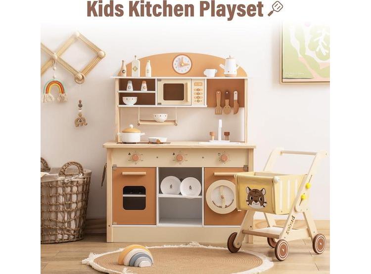 COCINA DE JUGUETE ROBUD CON ACCESORIOS REALISTAS, MODERNA Y ELEGANTE PARA NIÑOS DESDE 3 AÑOS - 7