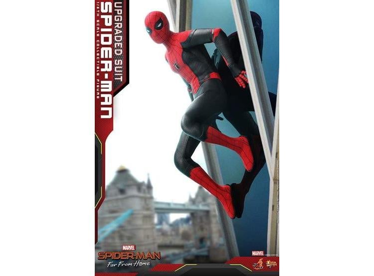 HOT TOYS FIGURA COLECCIONABLE DE SPIDER-MAN TRAJE MEJORADO, MODELO MMS542 DE LA PELÍCULA FAR FROM HOME - 2