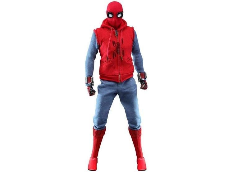 SPIDER-MAN TRAJE CASERO HOT TOYS: FIGURA EN ESCALA 1/6 DE SPIDER-MAN FAR FROM HOME - 1