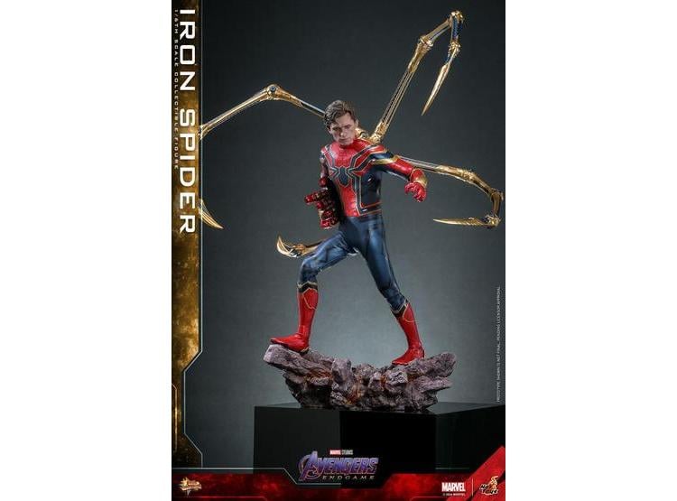 IRON SPIDER FIGURA AVENGERS ENDGAME, ESCALA 1/6 COLECCIONABLE HOT TOYS, IDEAL PARA FANS - 2