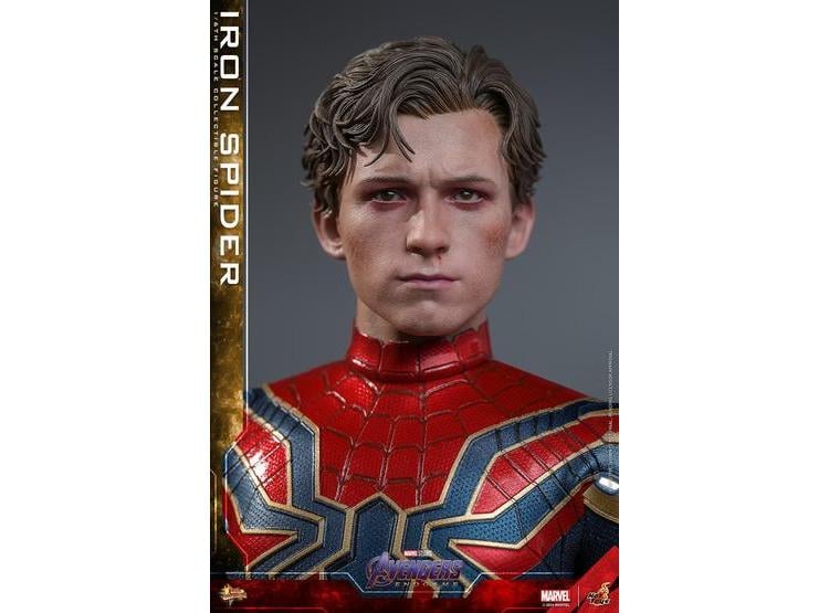 IRON SPIDER FIGURA AVENGERS ENDGAME, ESCALA 1/6 COLECCIONABLE HOT TOYS, IDEAL PARA FANS - 3