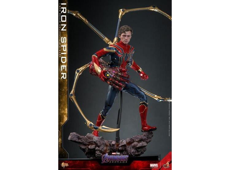 IRON SPIDER FIGURA AVENGERS ENDGAME, ESCALA 1/6 COLECCIONABLE HOT TOYS, IDEAL PARA FANS - 4
