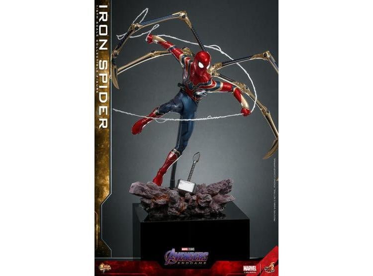 IRON SPIDER FIGURA AVENGERS ENDGAME, ESCALA 1/6 COLECCIONABLE HOT TOYS, IDEAL PARA FANS - 5