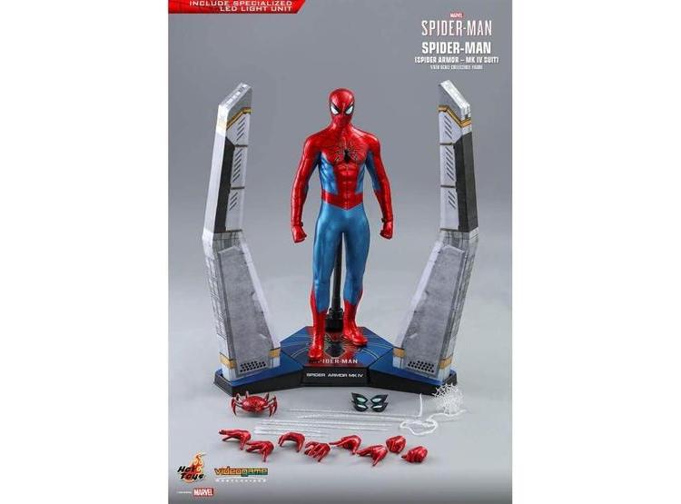 HOT TOYS SPIDER-MAN TRAJE SPIDER ARMOR MK IV, FIGURA DE ACCIÓN DE COLECCIÓN DETALLADA - 3