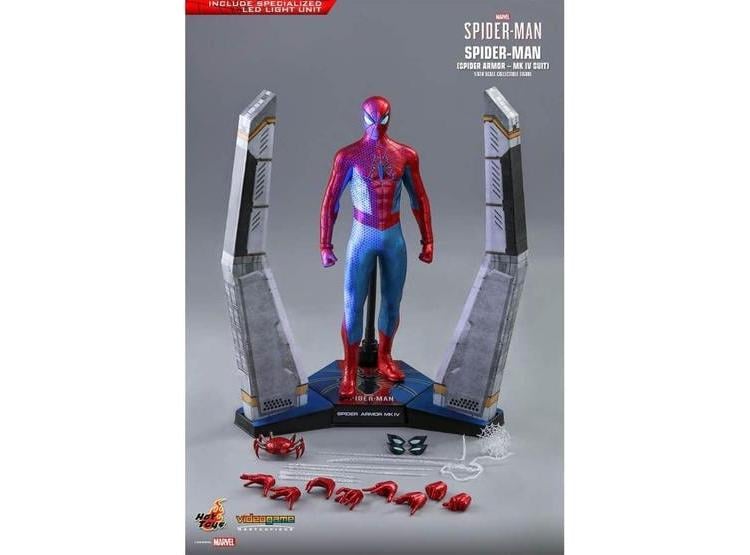 HOT TOYS SPIDER-MAN TRAJE SPIDER ARMOR MK IV, FIGURA DE ACCIÓN DE COLECCIÓN DETALLADA - 4