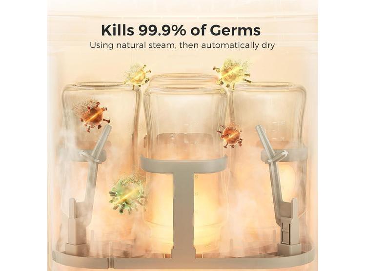 MOMCOZY KLEANPAL PRO LAVADORA ESTERILIZADORA DE BIBERONES MODOS DE LIMPIEZA PARA CUIDADO DE ARTÍCULOS BEBÉ - 3