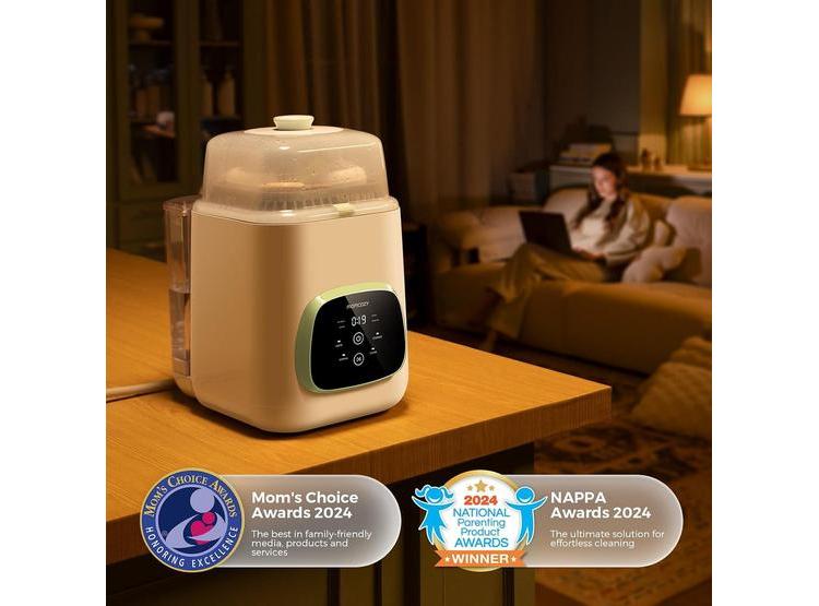 MOMCOZY KLEANPAL PRO LAVADORA ESTERILIZADORA DE BIBERONES MODOS DE LIMPIEZA PARA CUIDADO DE ARTÍCULOS BEBÉ - 8