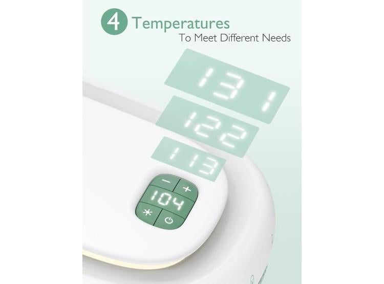 CALENTADOR DE TOALLITAS MOMCOZY, DISEÑO INNOVADOR, CALEFACCIÓN RÁPIDA, 4 MODOS DE TEMPERATURA, LUZ NOCTURNA - 4