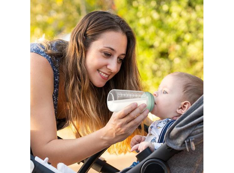 BOTELLA PARA BEBÉ MOMCOZY, LIBRE DE BPA, CUELLO ANCHO, CAPACIDAD EXTRA GRANDE PARA LACTANCIA Y ALMACENAMIENTO - 7