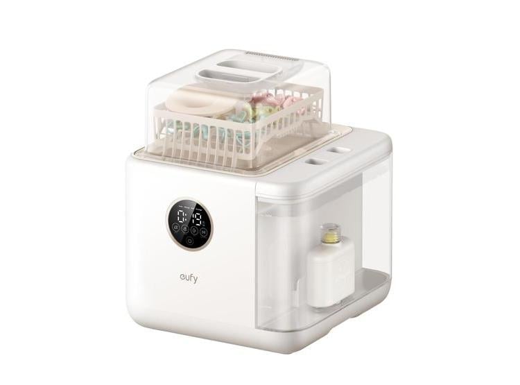 EUFY LAVADORA Y ESTERILIZADORA DE BIBERONES S1 PRO, SUAVIZANTE DE AGUA Y SECADO RÁPIDO - 1