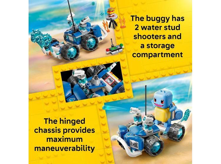 LEGO POKÉMON SMART PLAY: AVENTURA EN BUGGY DEL ENTRENADOR CON SQUIRTLE 72156, JUGUETES INTERACTIVOS - 2