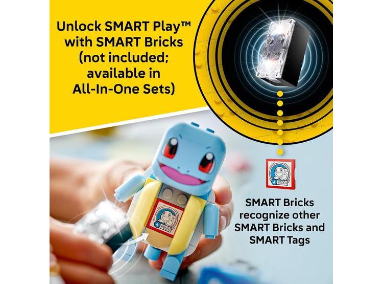 LEGO POKÉMON SMART PLAY: AVENTURA EN BUGGY DEL ENTRENADOR CON SQUIRTLE 72156, JUGUETES INTERACTIVOS - 4