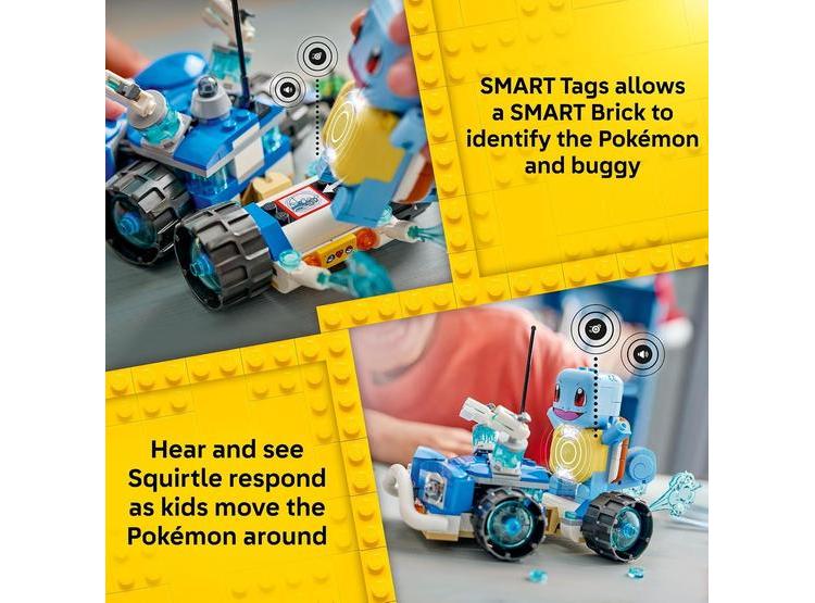 LEGO POKÉMON SMART PLAY: AVENTURA EN BUGGY DEL ENTRENADOR CON SQUIRTLE 72156, JUGUETES INTERACTIVOS - 5