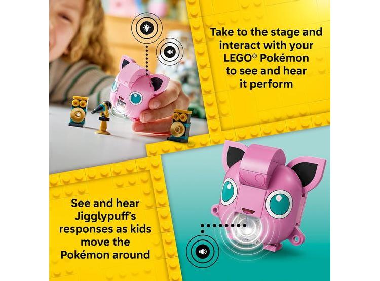 LEGO POKÉMON SMART PLAY: JIGGLYPUFF CONCERT 72159 SET COMPATIBLE JUGUETES CONSTRUCCIÓN - 5