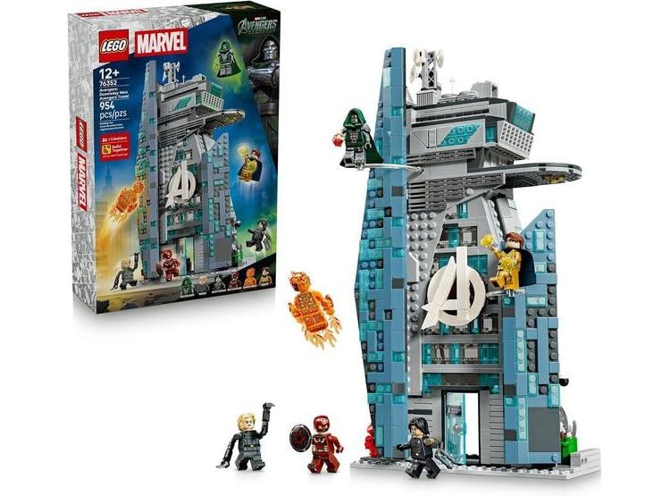 LEGO MARVEL AVENGERS: TORRE AVENGER DOOMSDAY CON 6 MINIFIGURAS, SET DE LOS VENGADORES - 1