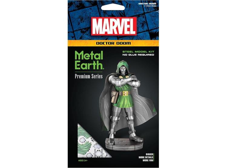 KIT MODELO METAL EARTH PREMIUM MARVEL DOCTOR DOOM 3D - 2