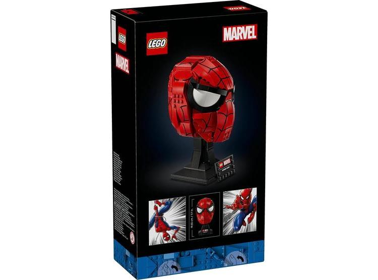 LEGO MARVEL MÁSCARA DE SPIDER-MAN, RÉPLICA PARA ADULTOS CON 487 PIEZAS, IDEAL PARA COLECCIONISTAS - 8