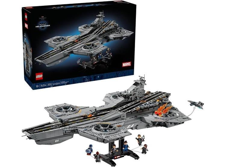 LEGO S.H.I.E.L.D. HELICARRIER - CONSTRUCCIÓN COLECCIONABLE PARA ADULTOS - INCLUYE 6 MINIFIGURAS - MARVEL - 1
