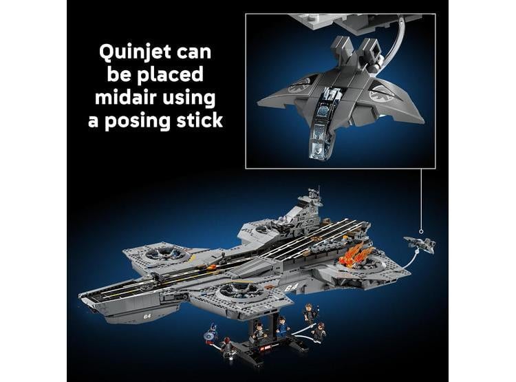 LEGO S.H.I.E.L.D. HELICARRIER - CONSTRUCCIÓN COLECCIONABLE PARA ADULTOS - INCLUYE 6 MINIFIGURAS - MARVEL - 5