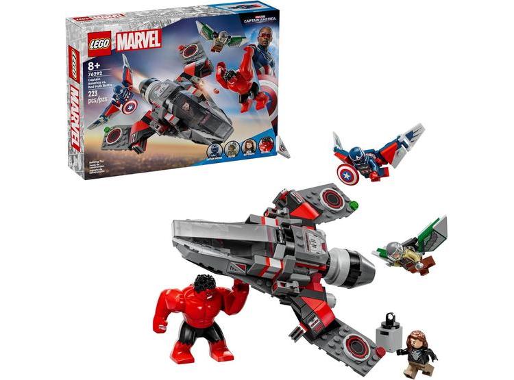 LEGO MARVEL CAPITÁN AMÉRICA CONTRA RED HULK, SET DE CONSTRUCCIÓN CON FIGURAS PARA NIÑOS, REGALO PERFECTO - 1