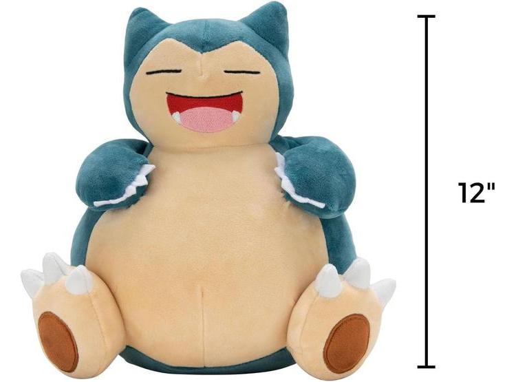 POKEMON SNORLAX PELUCHE GRANDE OFICIAL, GENERACIÓN UNO, FIGURA DE JUGUETE SUAVE AUTÉNTICA - 6