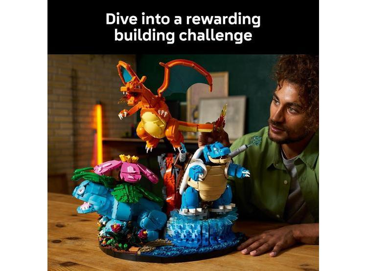 LEGO POKÉMON VENUSAUR, CHARIZARD Y BLASTOISE, JUEGO DE CONSTRUCCIÓN PARA ENTUSIASTAS ADULTOS - 2
