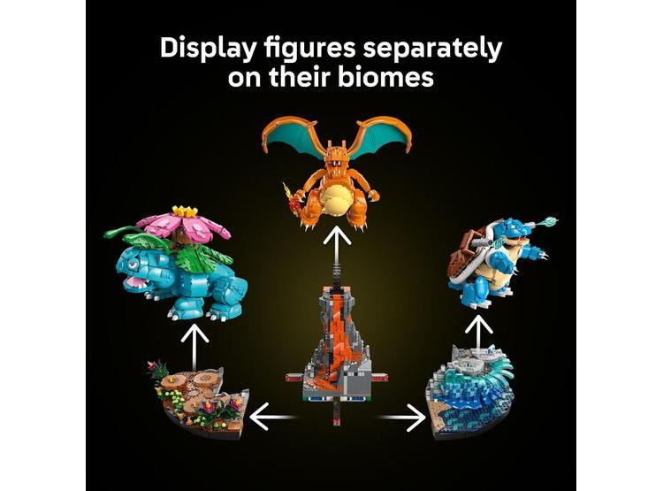 LEGO POKÉMON VENUSAUR, CHARIZARD Y BLASTOISE, JUEGO DE CONSTRUCCIÓN PARA ENTUSIASTAS ADULTOS - 4