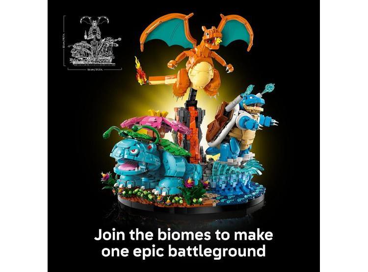 LEGO POKÉMON VENUSAUR, CHARIZARD Y BLASTOISE, JUEGO DE CONSTRUCCIÓN PARA ENTUSIASTAS ADULTOS - 5