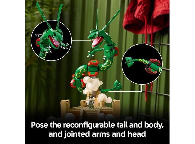 LEGO RAYQUAZA 72168 SET CONSTRUCCIÓN PARA ADULTOS, POSABLE Y COLECCIONABLE, IDEAL PARA DECORACIÓN - 3
